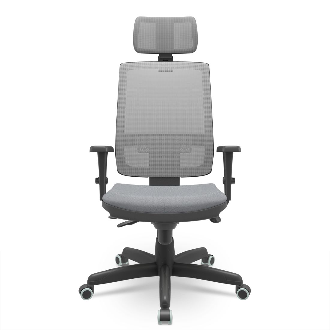 Cadeira Presidente Brizza Tela - Slider - Base Standard - Braços